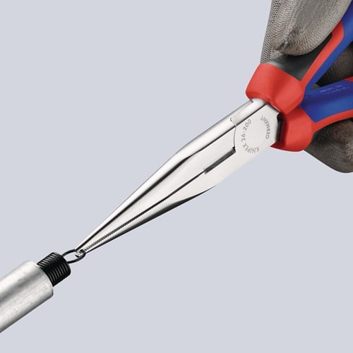 KNIPEX Flachrundzange L.200mm verchr.ger.Comfort-Griff KNIPEX