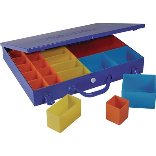 TECWERK Sortimentskasten B438xT342xH70mm 23 Fächer blau blau TECWERK