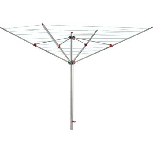 BLOME Wäschespinne Alustar H.188cm Kantenlänge 188cm Rohr-D.40mm Alu.BLOME