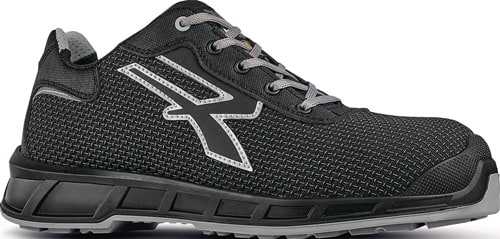U.POWER Sicherheitshalbschuh Jackson Gr.46 W.11 schwarz/grau S3S CI FO SR ESD