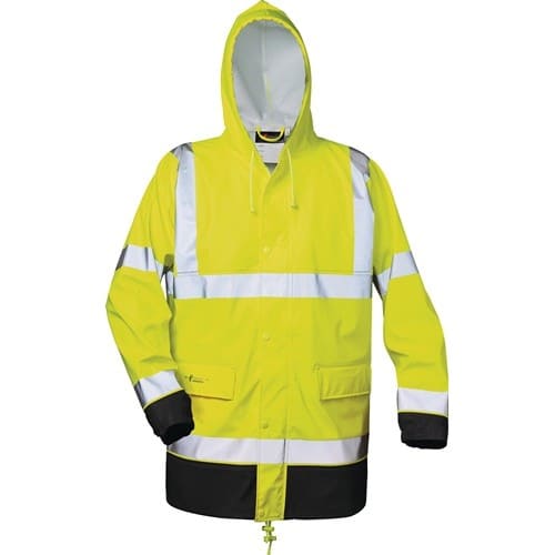 NORWAY Warnschutz PU Regenjacke Manfred Gr.M gelb/schwarz