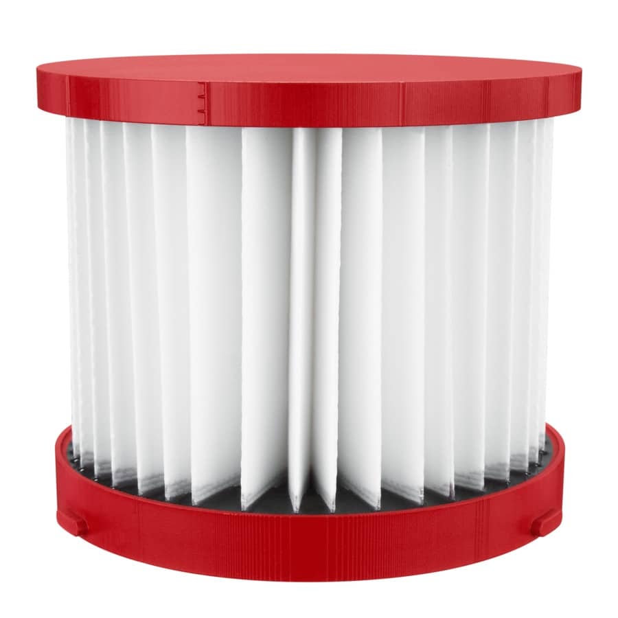 MILWAUKEE für M18VC2, M18FPOVCL, M12FVCL Filterelement (HEPA-Filter) für Trockenanwendungen, auswaschbar