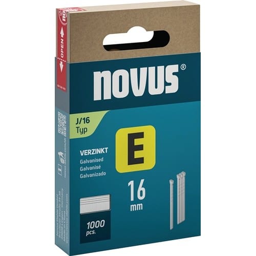 NOVUS Nägel E Typ J L.16mm Draht-B.1,2mm m.Kopf 1000 St.NOVUS