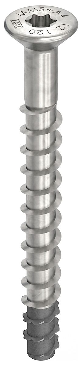 HECO MULTI-MONTI-plus F A4 7,5 x 45, Senkkopf, T-Drive, blank, Spitze phosphatiert