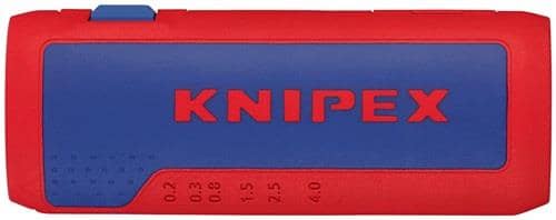 KNIPEX Abmantelungswerkzeug TwistCut Gesamt-L.100mm Arbeitsber.0,2-4 (Litze)mm² KNIPEX