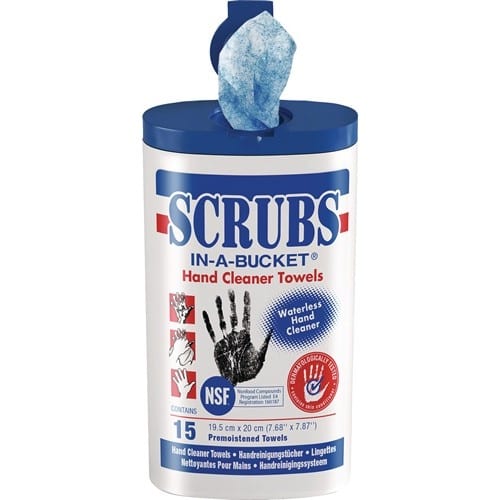 SCRUBS Handreinigungstuch Scrubs hohe Reinigungskraft 15 St.Dose SCRUBS