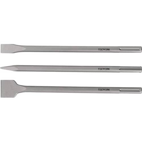 TECWERK Einsteckwerkzeugset SDS-max 3-tlg.L.400mm TECWERK