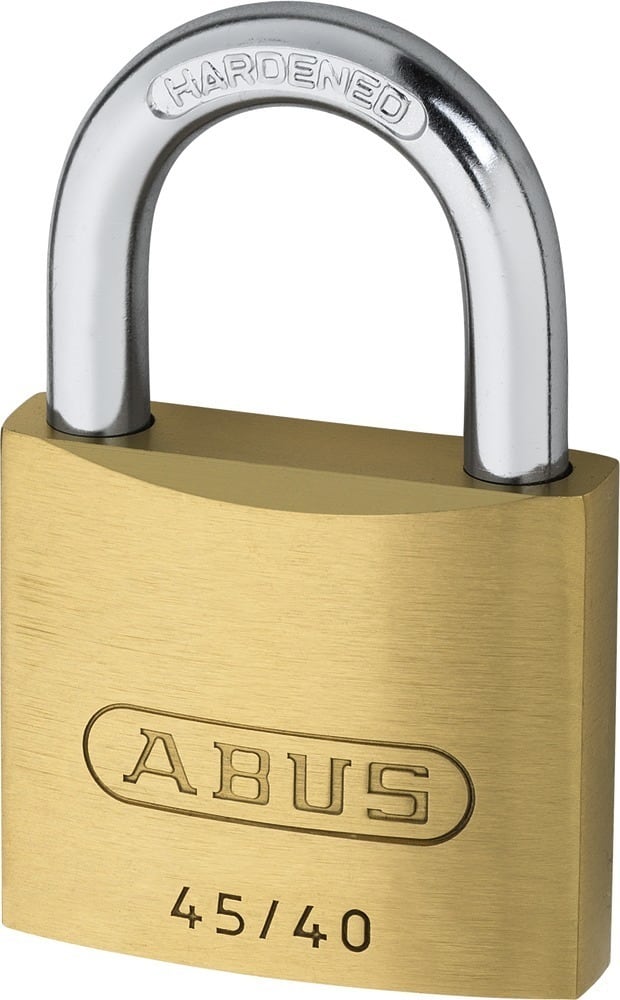 ABUS Zylindervorhangschloss 45, Messing massiv