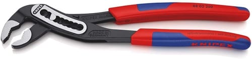 KNIPEX Wasserpumpenzange Alligator® L.250mm Spann-W.46mm pol.Mehrkomp.-Hüllen KNIPEX