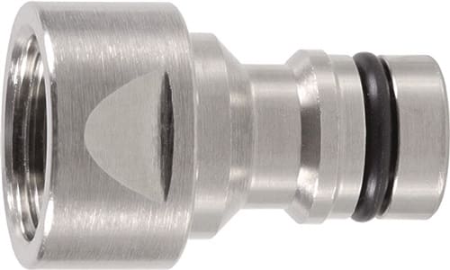 Hahnstecker GEKA plus Messing vernickelt SB GEKA
