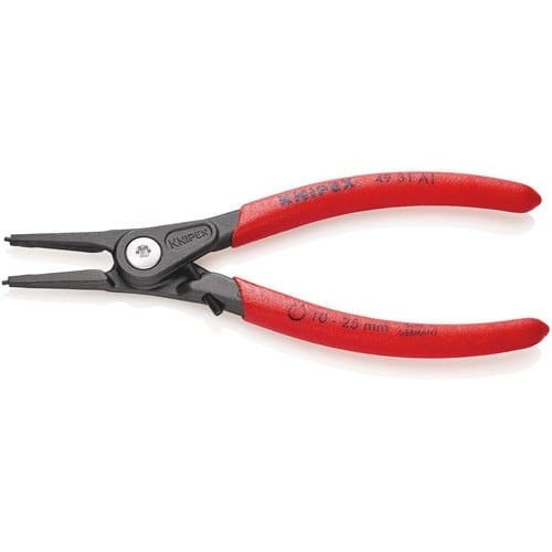 KNIPEX Präzisionssicherungsringzange A 1 f.Wellen D.10-25mm m.Spreizbegrenzung