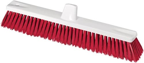 HACCP-Besen L.450mm Borstenstärke 0,50mm rot