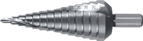 RUKO Stufenbohrer Bohrber.4-30mm HSS Spiralnut Z.2 Stufen 14 RUKO