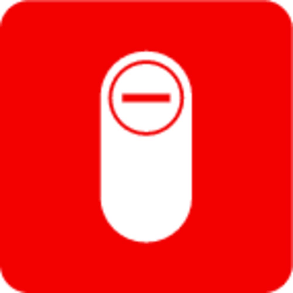 ABUS Schutz-Schlüsselrosette RHZS415 EK, Aluminium