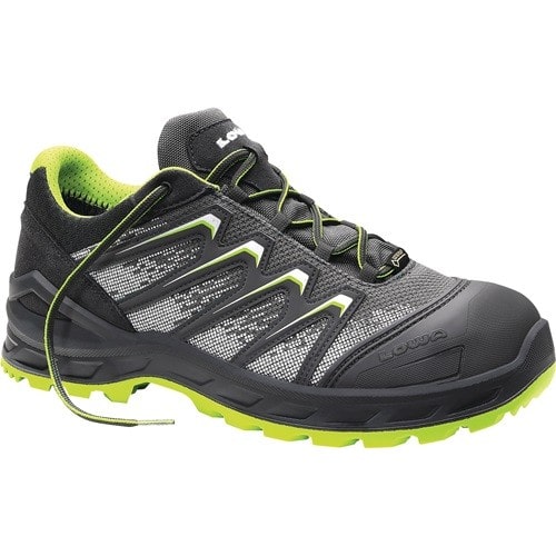 LOWA Sicherheitsschuh Larrox Work GTX grey Lo Gr.44 grau/grün S3 HI HRO CI SRC
