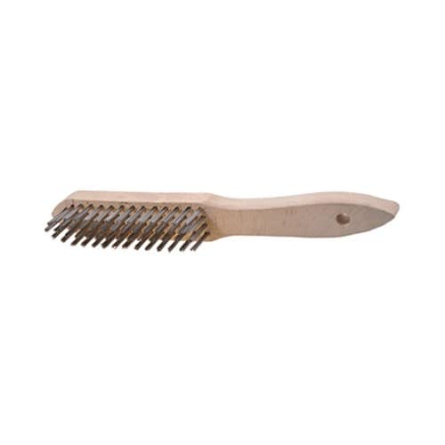 TECWERK Drahtbürste L.295mm 0,35mm VA 3-reihig TECWERK
