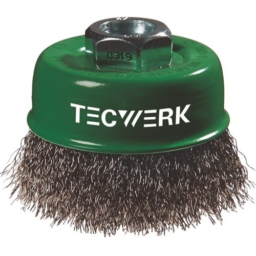 TECWERK Topfbürste D.60mm Drahtstärke 0,3mm VA 12500min-¹ TECWERK