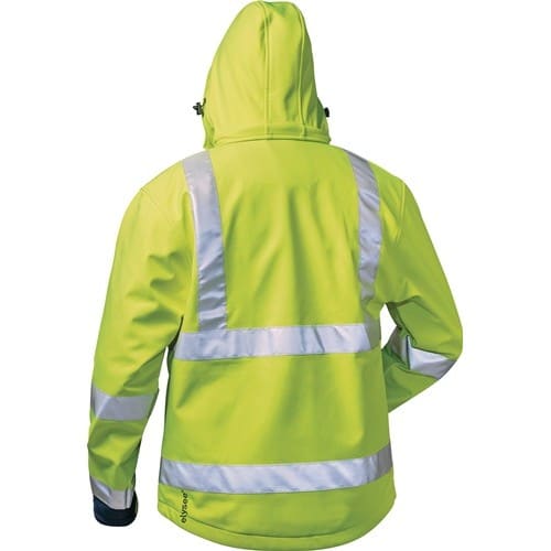 Warnschutz-Softshelljacke LIAM Gr.L fluoresz.gelb/marine ELYSEE