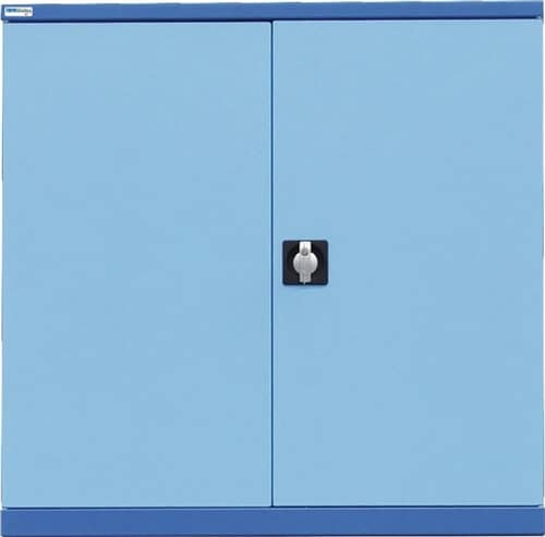 THUR Flügeltür H1000xB1005mm taubenblau NCS pulverbesch.Vollblech