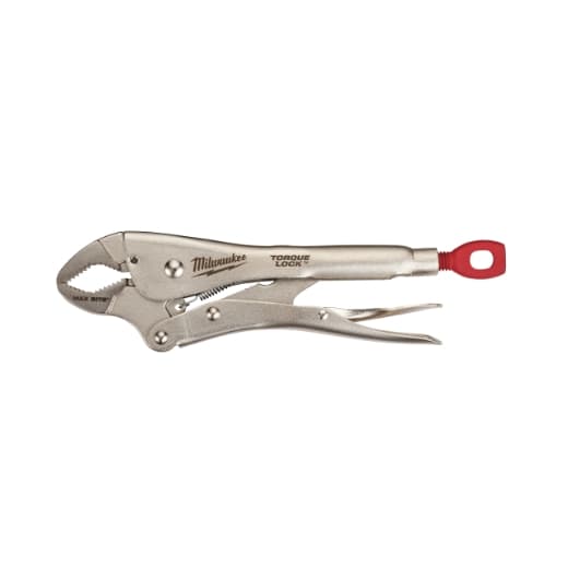 MILWAUKEE 127 mm lang, Spannweite 26 mm Gripzange TORQUE LOCK mit gebogenen Backen