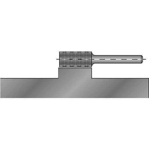 RUKO Frässtift ZYA D.10mm Kopf-L.20mm Schaft-D.6mm HM Blank Verz.KVZ 4 RUKO