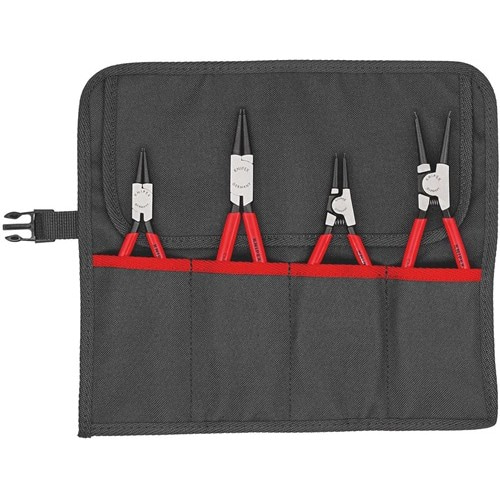 KNIPEX Sicherungsringzangensatz 4-tlg.in Rolltasche 10-60mm KNIPEX