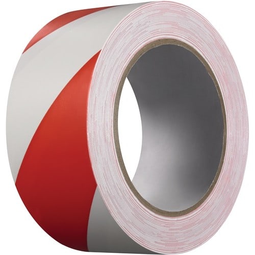KIP Warnband Extra 339 PVC rot/weiß L.33m B.50mm Rl.KIP