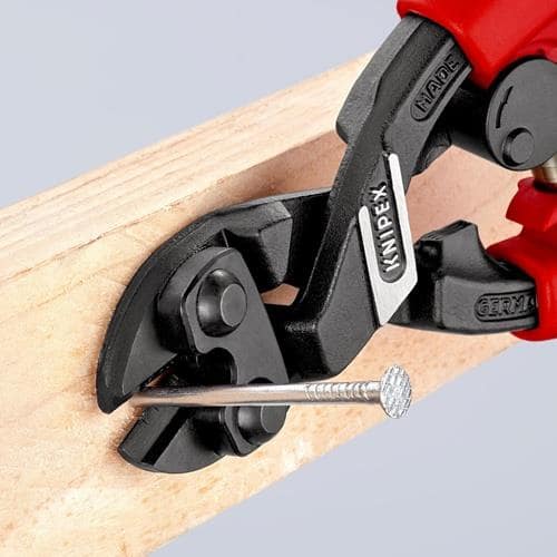 KNIPEX Kompaktbolzenschneider CoBolt L.200mm Mehrkomp.-Hülle 20Grad Form 2 o.Aussparung