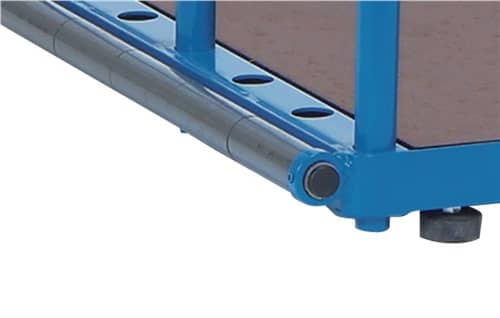 FETRA Plattenständer L1600xB800mm o.Bügel 6Fächer Fach-B.90mm pulverbesch.brillantblau