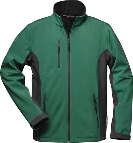 Softshelljacke CHARON grün/grau FELDTMANN