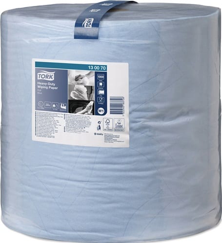 TORK Putztuch TORK 130070 L.ca.340 mxB.ca.369mm blau 2-lagig,geprägt Rl.TORK