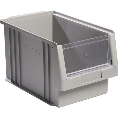LA-KA-PE Sichtlagerkasten PLK L330xB213xH200mm PP grau LA-KA-PE