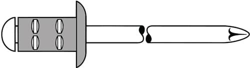 Blindniet PolyGrip® Aluminium / Edelstahl GESIPA