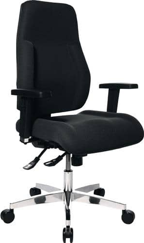 TOPSTAR Bürodrehstuhl Punktsynchr.-T.schwarz 430-510mm Trgf.110kg TOPSTAR