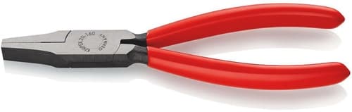 KNIPEX Flachzange Gesamt-L.160mm Kopf pol.schwarz atram.Ku.-Überzug KNIPEX