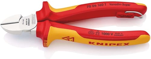 KNIPEX Seitenschneider L.160mm m.Öse VDE Mehrkomp.-Hüllen KNIPEX