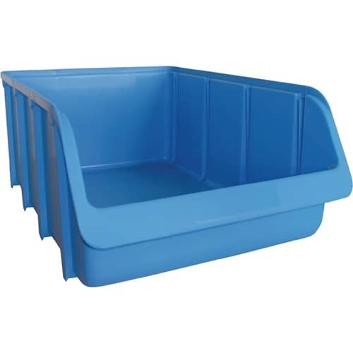 HÜNERSDORFF Sichtlagerkasten L489/422xB312xH184mm PP blau stapelbar HÜNERSDORFF