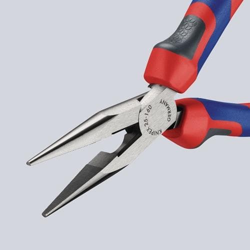 KNIPEX Flachrundzange L.160mm flach/rund ger.pol.Comfort-Griff KNIPEX