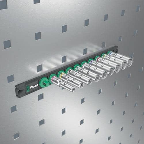 WERA Steckschlüsseleinsatzset Deep 1 9-tlg.Antr.10mm (3/8) Zoll WERA
