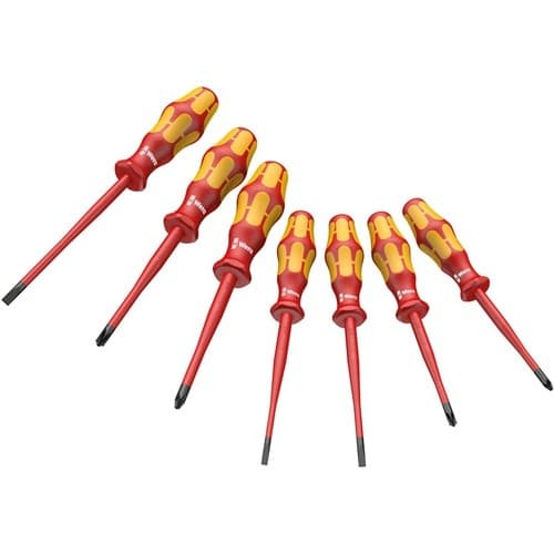 WERA Schraubendrehersatz 160 iSS/7 7-tlg.Schlitz/PH/+-(SL/PZD)