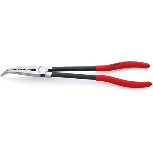 KNIPEX Montierzange L.280mm pol.Ku.-Überzug Spitze 45Grad geb.KNIPEX