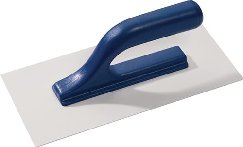 TECWERK Glättekelle L.280mm B.130mm rostfr.m.H-Heft VA S.0,7mm TECWERK