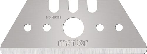 MARTOR Trapezklinge 65232 L50,1xB19xS0,63mm m.Lochung 10 St./Spender MARTOR