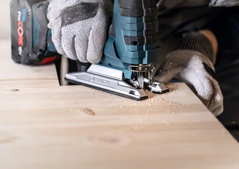 BOSCH EXPERT ‘Wood 2-side clean’ T 308 B Stichsägeblatt, 5 Stück. Für Stichsägen