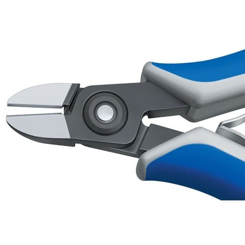KNIPEX Präzisions-Elektronik-Seitenschneider L.125mm Facette ja,sehr kl.pol.KNIPEX