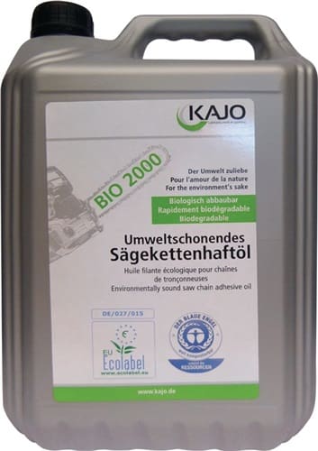 KAJO Sägekettenhaftöl BIO 2000 76 mm²/s (bei 40GradC) 5l Kanister KAJO