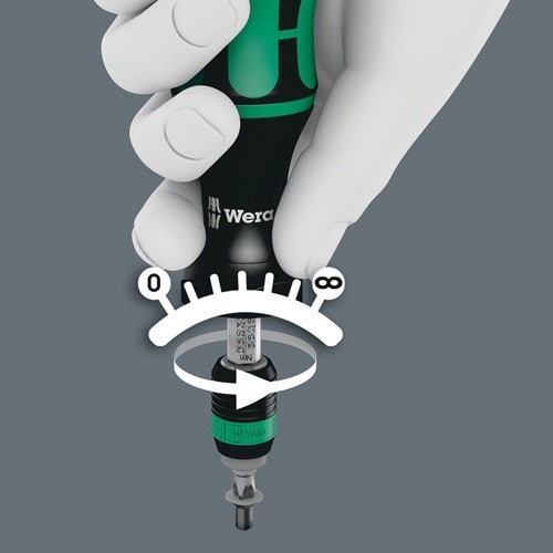 WERA Drehmomentschraubendrehersatz 7440/41 26-tlg.0,3-3 Nm einstellb.WERA