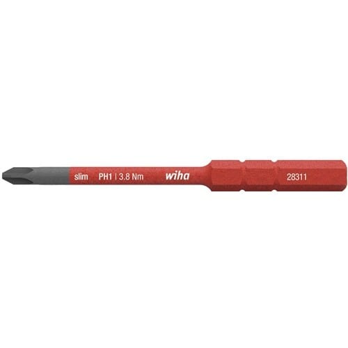 WIHA Wechselkl.SlimBit electric PH 1x75mm VDE isol.WIHA