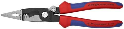 KNIPEX Elektroinstallationszange L.200mm pol.Comfort-Griff m.Öffnungsf.KNIPEX