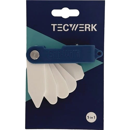 TECWERK Silikonspachtel 5 in 1 f.sämtliche Silikonfugen Ku.1 St.auf Karte TW